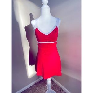 Nike Dri-Fit tennis dress in fuchsia